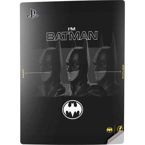 DC Comics The Flash Movie: I am Batman Past to Future PS5 Digital Edition Console Skin